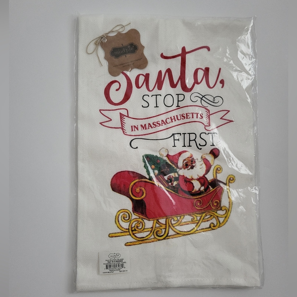 Santa Christmas Kitchen Towel